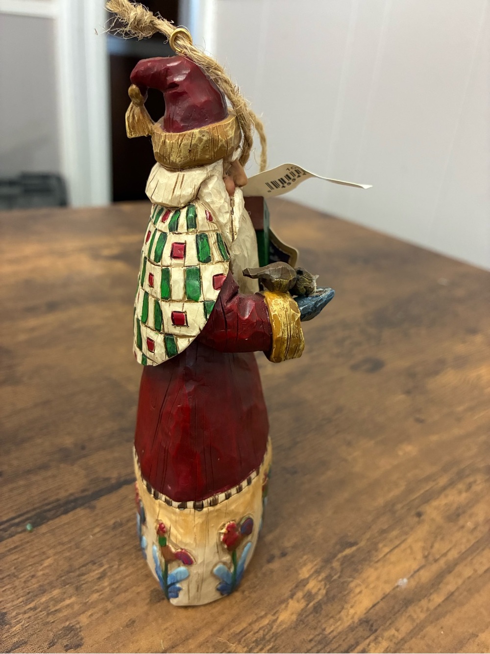 Jim Shore Heartwood Creek Santa with Birds/Birdhouse Ornament - Picture 5 of 10